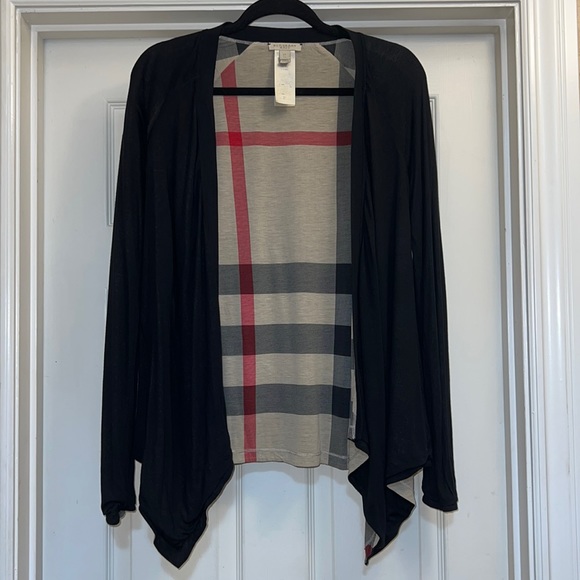 Burberry Sweaters - Burberry Brit Knit Draped Open Front Cardigan, size XS